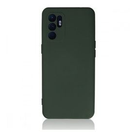 BSSM Nano İçi Kadife Silikon - Koyu Yeşil Oppo Reno 6 Kılıf