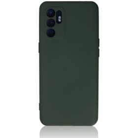BSSM Nano İçi Kadife Silikon - Koyu Yeşil Oppo Reno 6 Kılıf