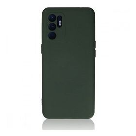 BSSM Nano İçi Kadife Silikon - Koyu Yeşil Oppo Reno 6 Kılıf