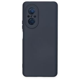 BSSM Nano içi Kadife Silikon - Lacivert Huawei Nova 9 SE Kılıf