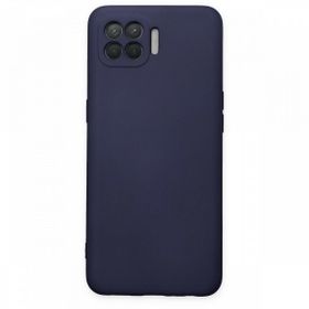 BSSM Nano İçi Kadife Silikon - Lacivert Oppo Reno 4 Lite Kılıf