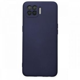 BSSM Nano İçi Kadife Silikon - Lacivert Oppo Reno 4 Lite Kılıf