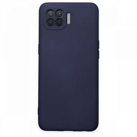 BSSM Nano İçi Kadife Silikon - Lacivert Oppo Reno 4 Lite Kılıf