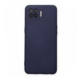 BSSM Nano İçi Kadife Silikon - Lacivert Oppo Reno 4 Lite Kılıf