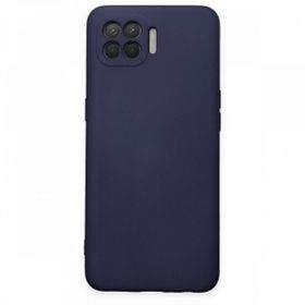 BSSM Nano İçi Kadife Silikon - Lacivert Oppo Reno 4 Lite Kılıf