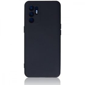 BSSM Nano İçi Kadife Silikon - Lacivert Oppo Reno 6 Kılıf