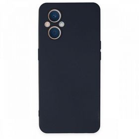 BSSM Nano İçi Kadife Silikon - Lacivert Oppo Reno 7 Lite Kılıf
