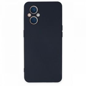 BSSM Nano İçi Kadife Silikon - Lacivert Oppo Reno 7 Lite Kılıf