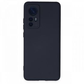 BSSM Nano içi Kadife Silikon - Lacivert Xiaomi Mi 12 Kılıf