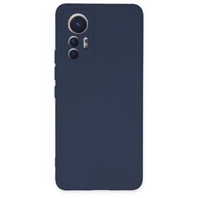 BSSM Nano İçi Kadife Silikon - Lacivert Xiaomi Mi 12 Lite Kılıf