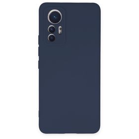 BSSM Nano İçi Kadife Silikon - Lacivert Xiaomi Mi 12 Lite Kılıf