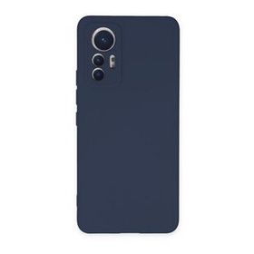 BSSM Nano İçi Kadife Silikon - Lacivert Xiaomi Mi 12 Lite Kılıf