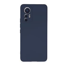 BSSM Nano İçi Kadife Silikon - Lacivert Xiaomi Mi 12 Lite Kılıf