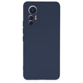 BSSM Nano İçi Kadife Silikon - Lacivert Xiaomi Mi 12 Lite Kılıf