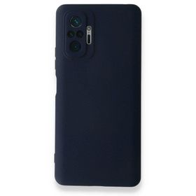 BSSM Nano İçi Kadife Silikon - Lacivert Xiaomi Redmi Note 10 Pro Kılıf
