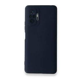 BSSM Nano İçi Kadife Silikon - Lacivert Xiaomi Redmi Note 10 Pro Kılıf