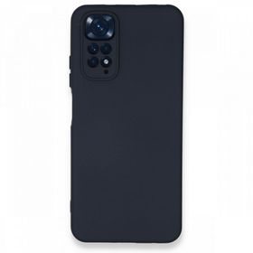 BSSM Nano İçi Kadife Silikon - Lacivert Xiaomi Redmi Note 11 Kılıf