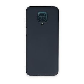 BSSM Nano İçi Kadife Silikon - Lacivert Xiaomi Redmi Note 9 Pro Kılıf