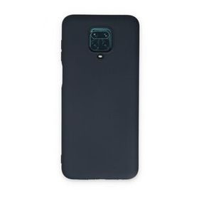 BSSM Nano İçi Kadife Silikon - Lacivert Xiaomi Redmi Note 9 Pro Kılıf