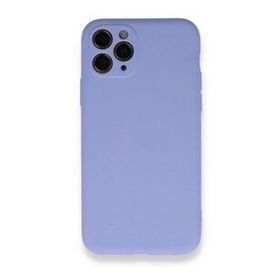 BSSM Nano İçi Kadife Silikon - Lila iPhone 11 Pro Kılıf