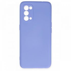 BSSM Nano İçi Kadife Silikon - Lila Oppo Reno 5 Kılıf