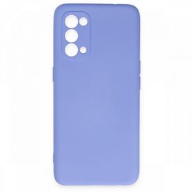 BSSM Nano İçi Kadife Silikon - Lila Oppo Reno 5 Kılıf