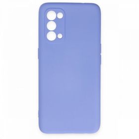 BSSM Nano İçi Kadife Silikon - Lila Oppo Reno 5 Kılıf