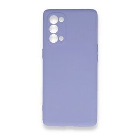 BSSM Nano İçi Kadife Silikon - Lila Oppo Reno 5 Pro Kılıf
