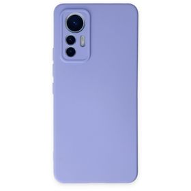 BSSM Nano İçi Kadife Silikon - Lila Xiaomi Mi 12 Lite Kılıf