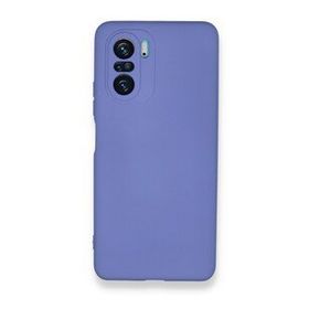 BSSM Nano içi Kadife Silikon - Lila Xiaomi Poco F3 Kılıf