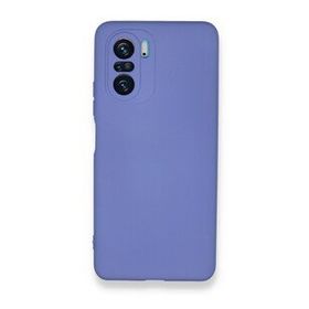 BSSM Nano içi Kadife Silikon - Lila Xiaomi Poco F3 Kılıf