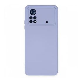 BSSM Nano içi Kadife Silikon - Lila Xiaomi Poco X4 Pro 5G Kılıf