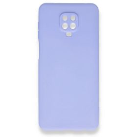 BSSM Nano İçi Kadife Silikon - Lila Xiaomi Redmi Note 9 Pro Kılıf