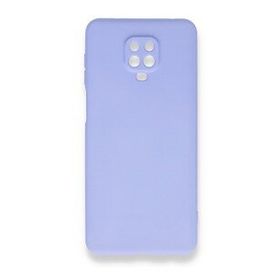 BSSM Nano İçi Kadife Silikon - Lila Xiaomi Redmi Note 9 Pro Kılıf