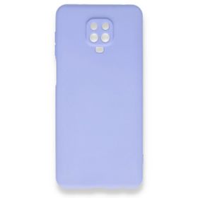 BSSM Nano İçi Kadife Silikon - Lila Xiaomi Redmi Note 9 Pro Kılıf
