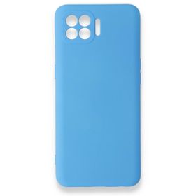 BSSM Nano İçi Kadife Silikon - Mavi Oppo Reno 4 Lite Kılıf