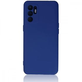 BSSM Nano İçi Kadife Silikon - Mavi Oppo Reno 6 Kılıf