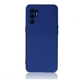BSSM Nano İçi Kadife Silikon - Mavi Oppo Reno 6 Kılıf