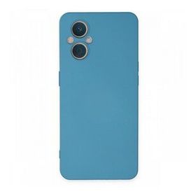 BSSM Nano İçi Kadife Silikon - Mavi Oppo Reno 7 Lite Kılıf