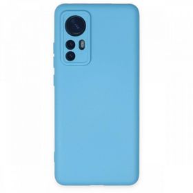 BSSM Nano içi Kadife Silikon - Mavi Xiaomi Mi 12 Kılıf