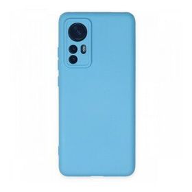 BSSM Nano içi Kadife Silikon - Mavi Xiaomi Mi 12 Kılıf