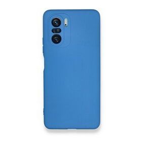BSSM Nano içi Kadife Silikon - Mavi Xiaomi Poco F3 Kılıf