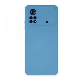 BSSM Nano içi Kadife Silikon - Mavi Xiaomi Poco X4 Pro 5G Kılıf