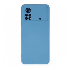BSSM Nano içi Kadife Silikon - Mavi Xiaomi Poco X4 Pro 5G Kılıf