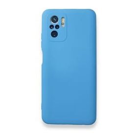 BSSM Nano içi Kadife Silikon - Mavi Xiaomi Redmi Note 10 Kılıf