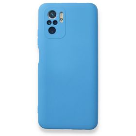 BSSM Nano içi Kadife Silikon - Mavi Xiaomi Redmi Note 10 Kılıf