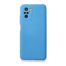 BSSM Nano içi Kadife Silikon - Mavi Xiaomi Redmi Note 10 Kılıf