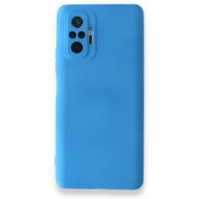 BSSM Nano İçi Kadife Silikon - Mavi Xiaomi Redmi Note 10 Pro Kılıf