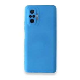 BSSM Nano İçi Kadife Silikon - Mavi Xiaomi Redmi Note 10 Pro Kılıf