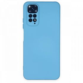 BSSM Nano İçi Kadife Silikon - Mavi Xiaomi Redmi Note 11 Kılıf
